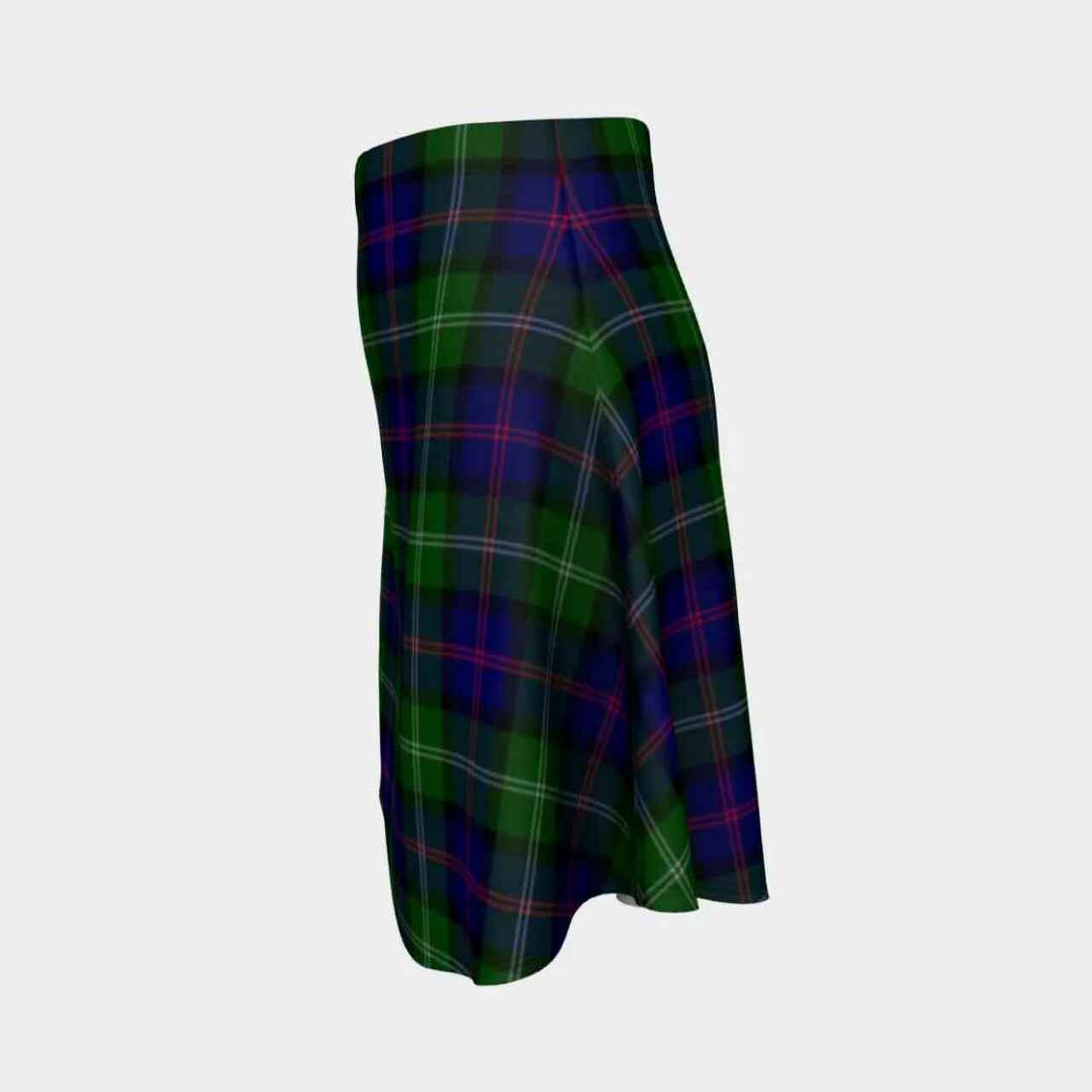 MacThomas Modern Tartan Flared Skirt