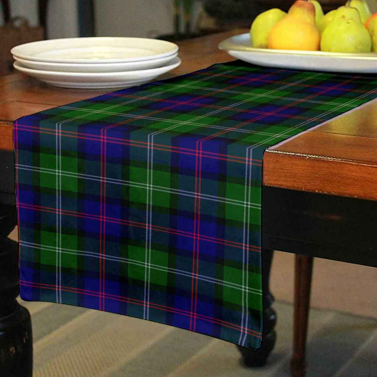 MacThomas Modern Tartan Table Runner - Cotton table runner