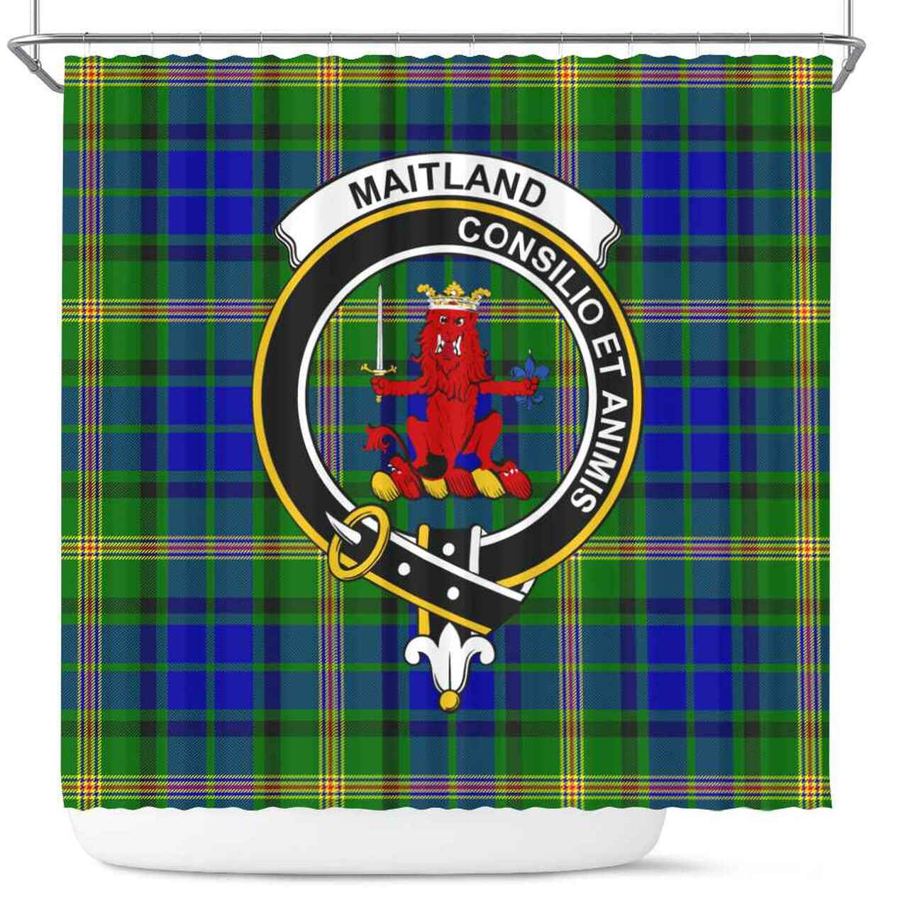 Maitland Tartan Crest Shower Curtain