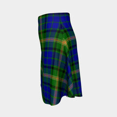 Maitland Tartan Flared Skirt