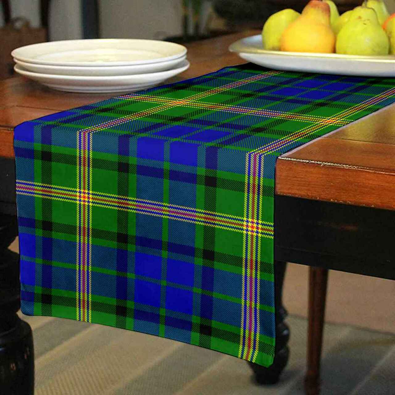 Maitland Tartan Table Runner - Cotton table runner