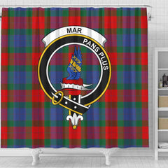 Mar Tartan Crest Shower Curtain