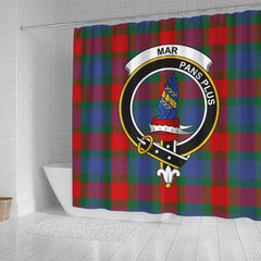 Mar Tartan Crest Shower Curtain