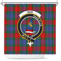 Mar Tartan Crest Shower Curtain