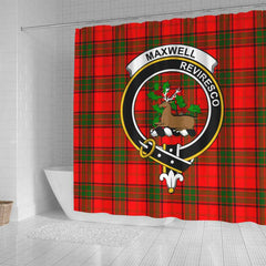 Maxwell Tartan Crest Shower Curtain