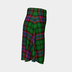 McGeachie Tartan Flared Skirt