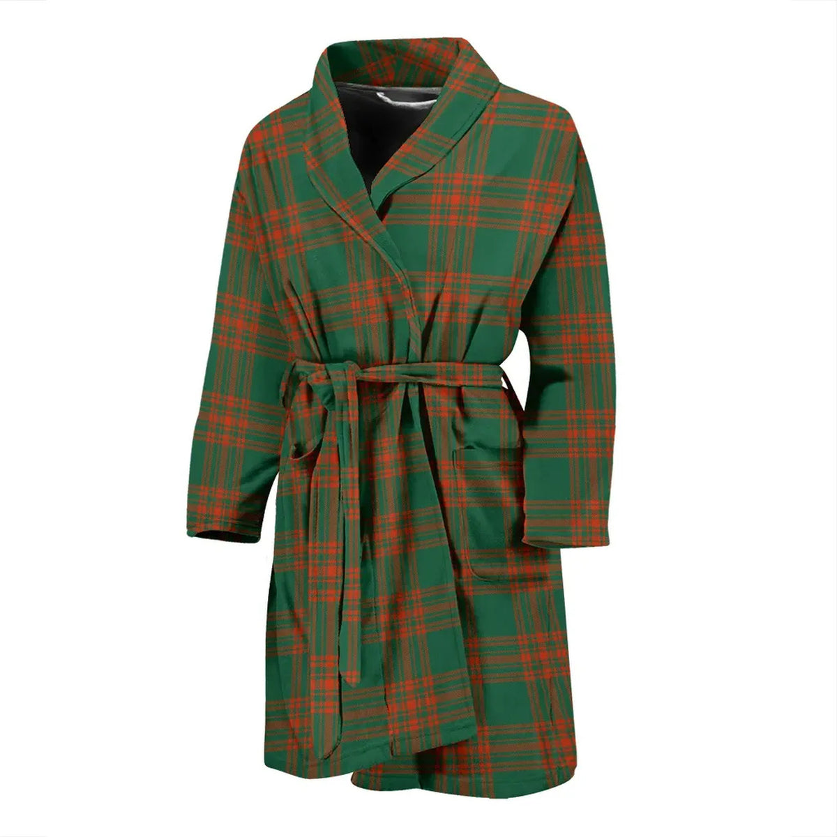 Menzies Green Ancient Tartan Bathrobe