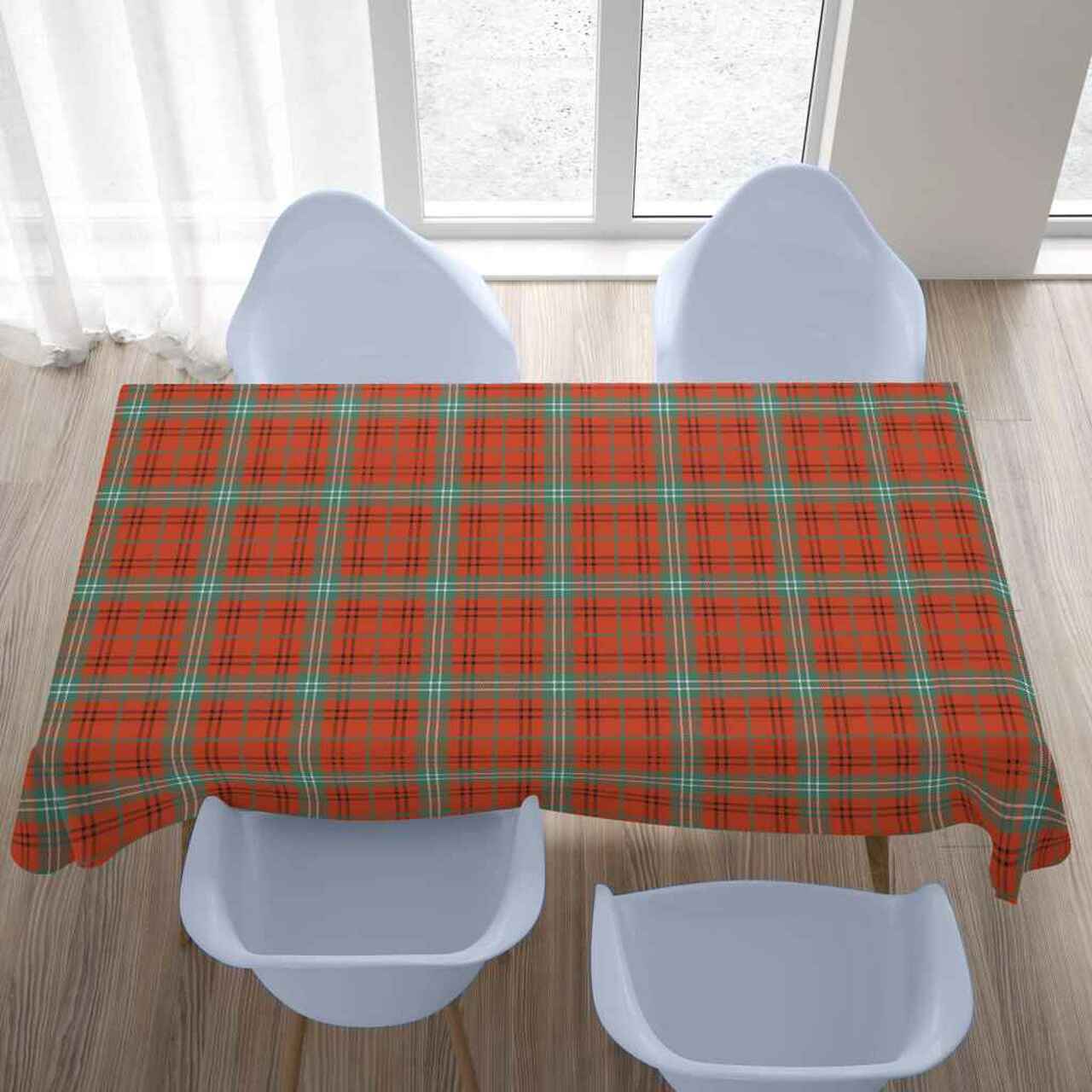 Morrison Red Ancient Tartan Tablecloth