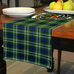 Mow Tartan Crest Table Runner - Cotton table runner