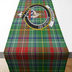 Muirhead Tartan Crest Table Runner - Cotton table runner