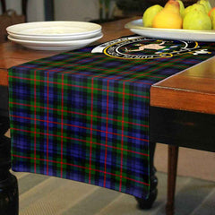 Murray (of Atholl) Tartan Crest Table Runner - Cotton table runner