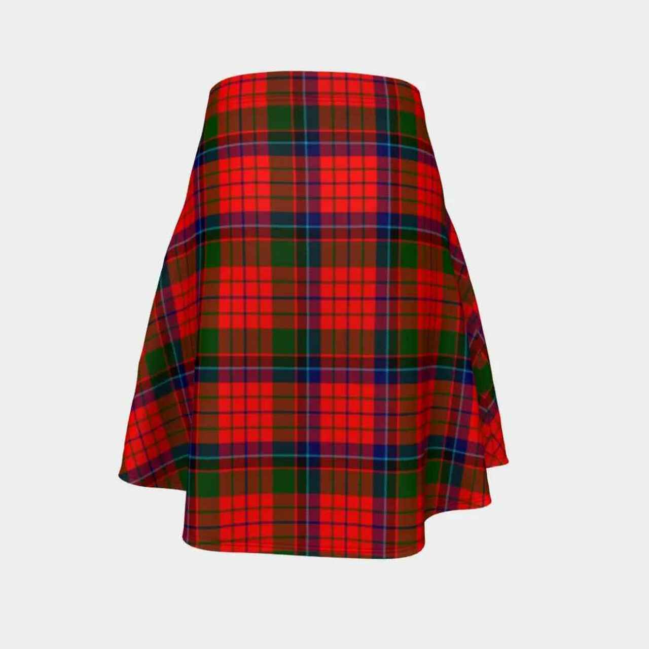 Nicolson Modern Tartan Flared Skirt