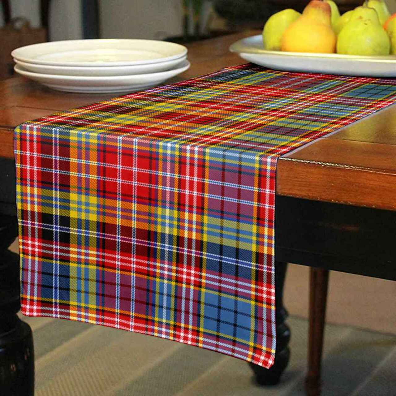 Ogilvie of Airlie Ancient Tartan Table Runner - Cotton table runner