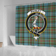 Paisley Tartan Crest Shower Curtain