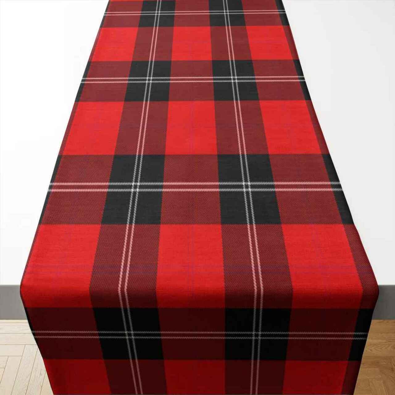 Ramsay Modern Tartan Table Runner - Cotton table runner