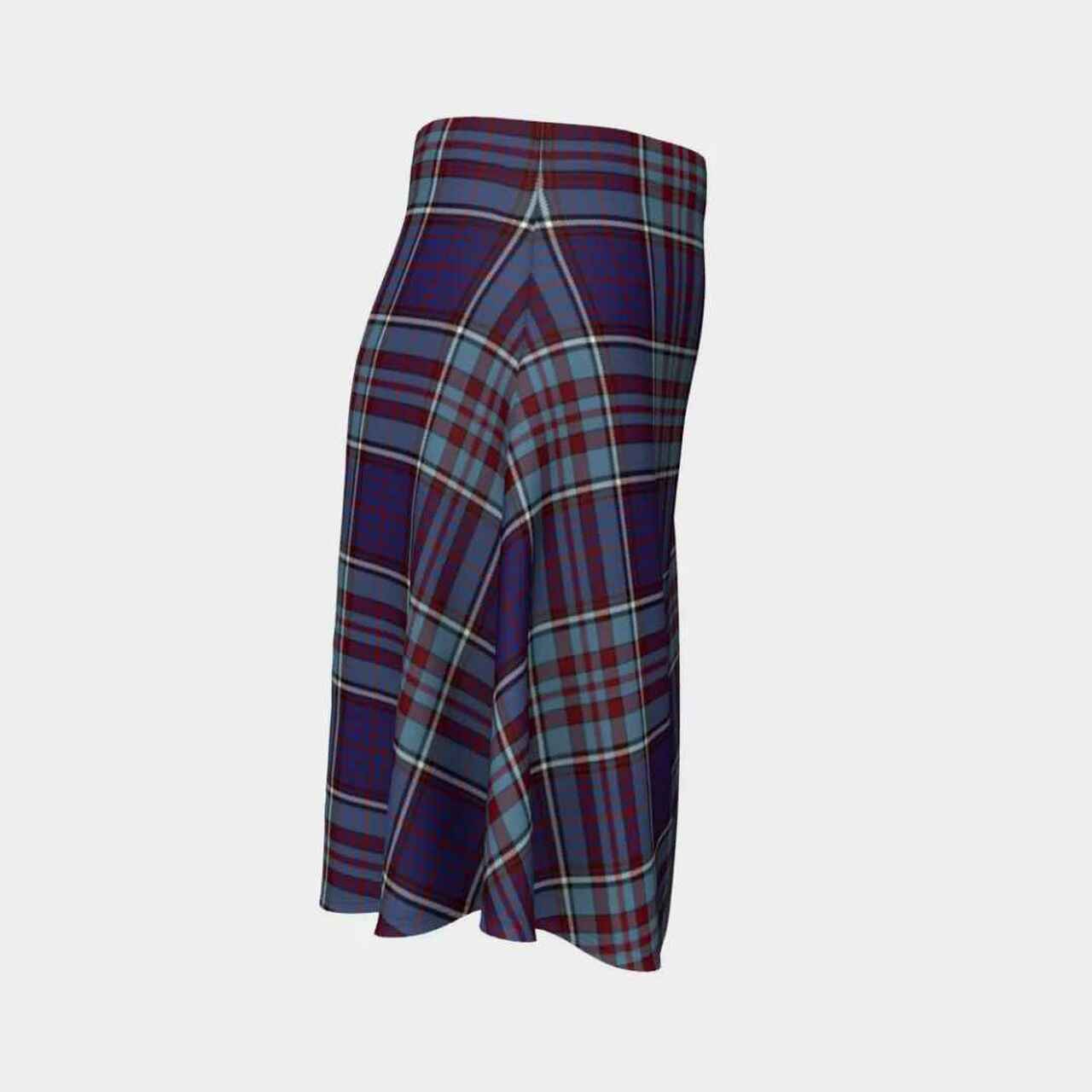 RCAF Tartan Flared Skirt