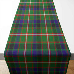 Reid Green Tartan Table Runner - Cotton table runner