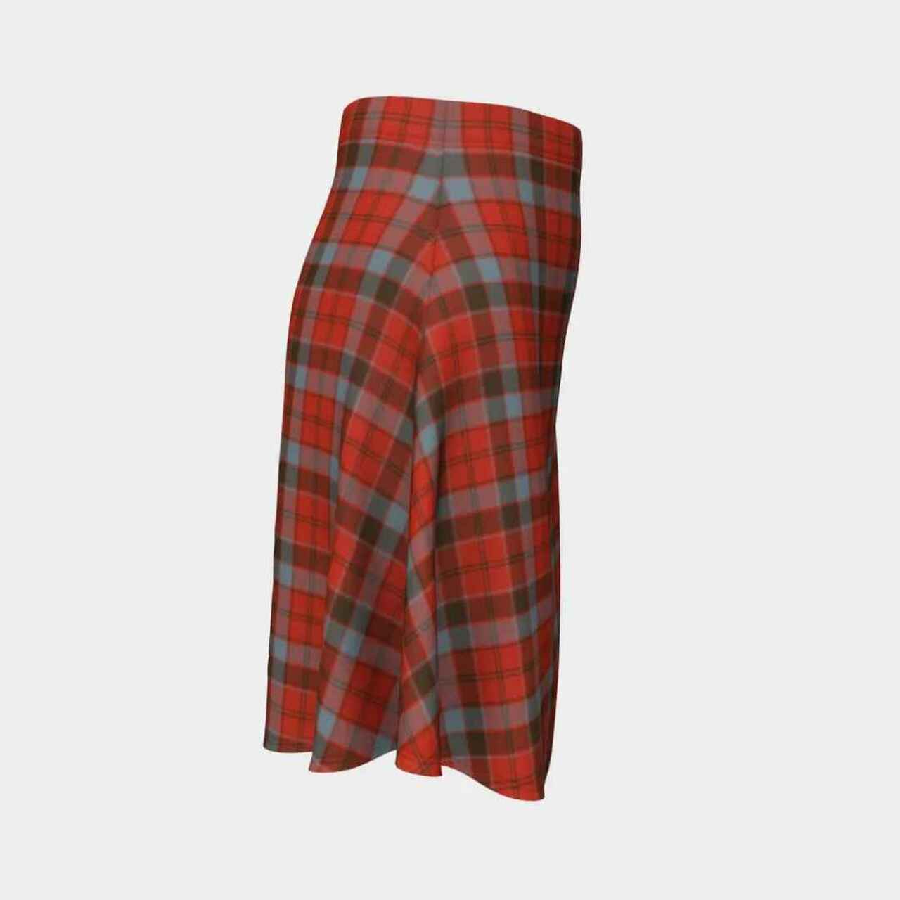 Robertson Weathered Tartan Flared Skirt