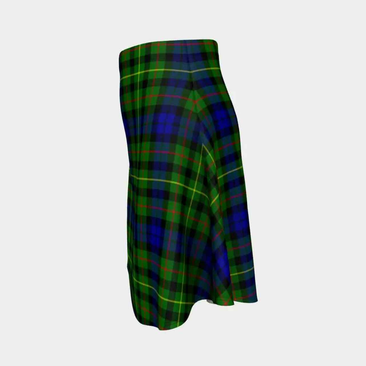 Rollo Modern Tartan Flared Skirt