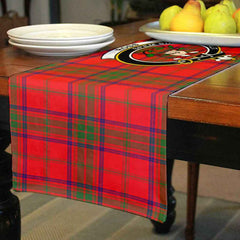 Ross Tartan Crest Table Runner - Cotton table runner