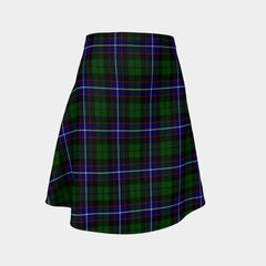 Russell Modern Tartan Flared Skirt