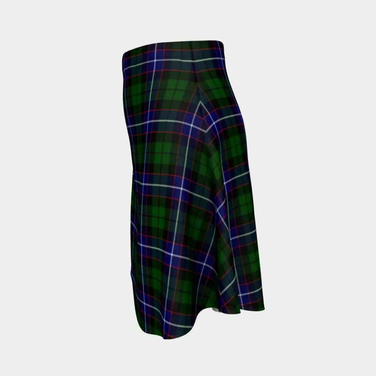 Russell Modern Tartan Flared Skirt