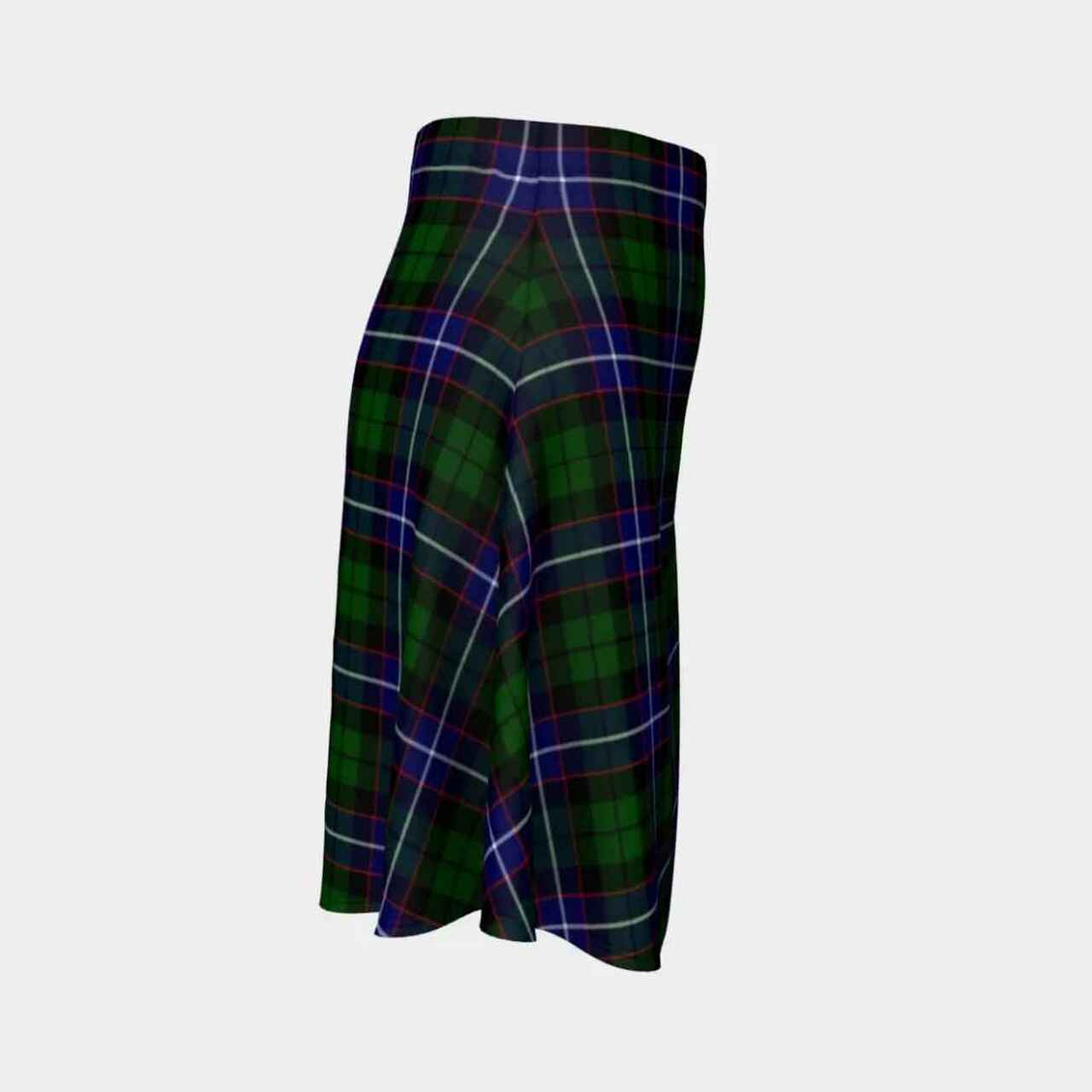 Russell Modern Tartan Flared Skirt