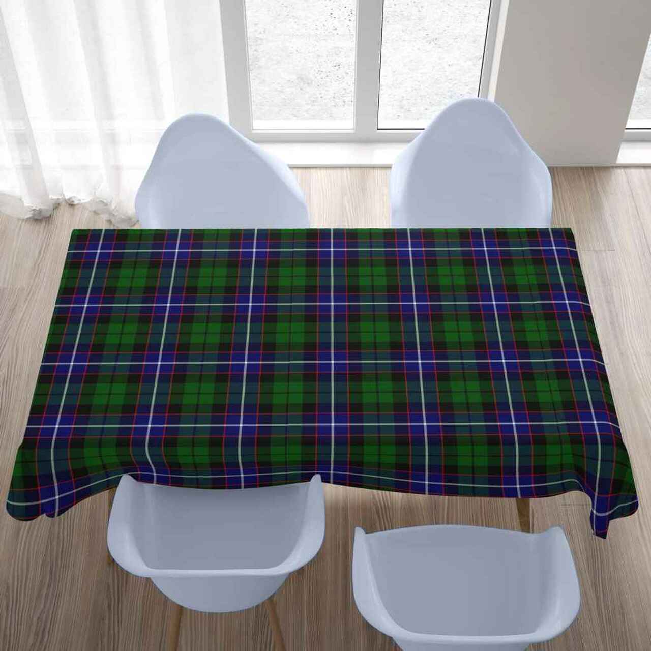 Russell Modern Tartan Tablecloth