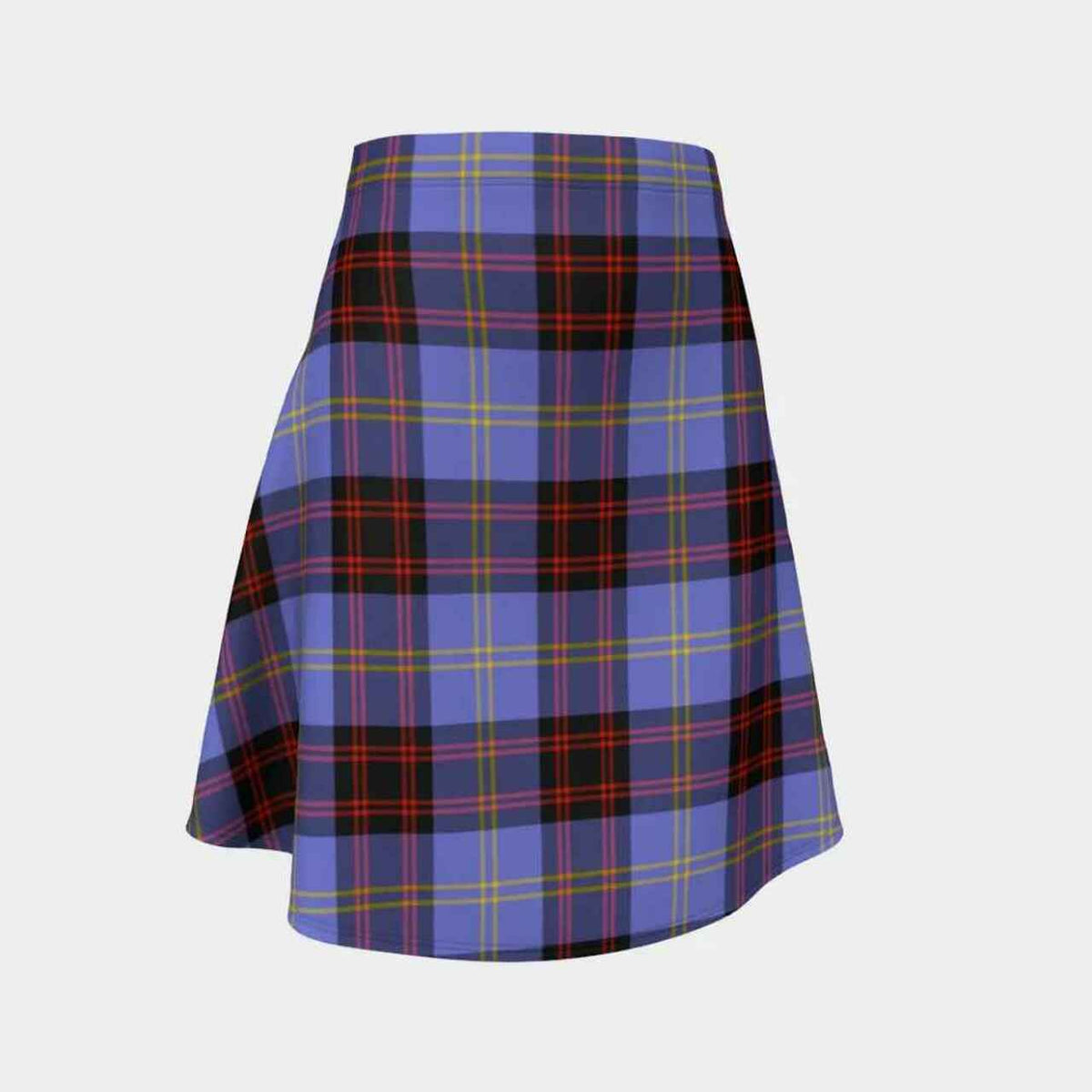 Rutherford Tartan Flared Skirt