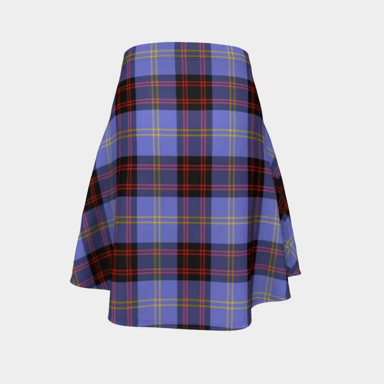 Rutherford Tartan Flared Skirt