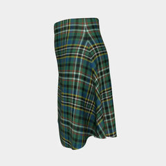 Scott Green Ancient Tartan Flared Skirt