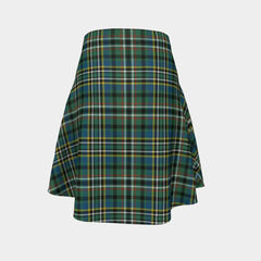 Scott Green Ancient Tartan Flared Skirt