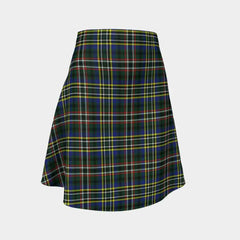 Scott Green Modern Tartan Flared Skirt