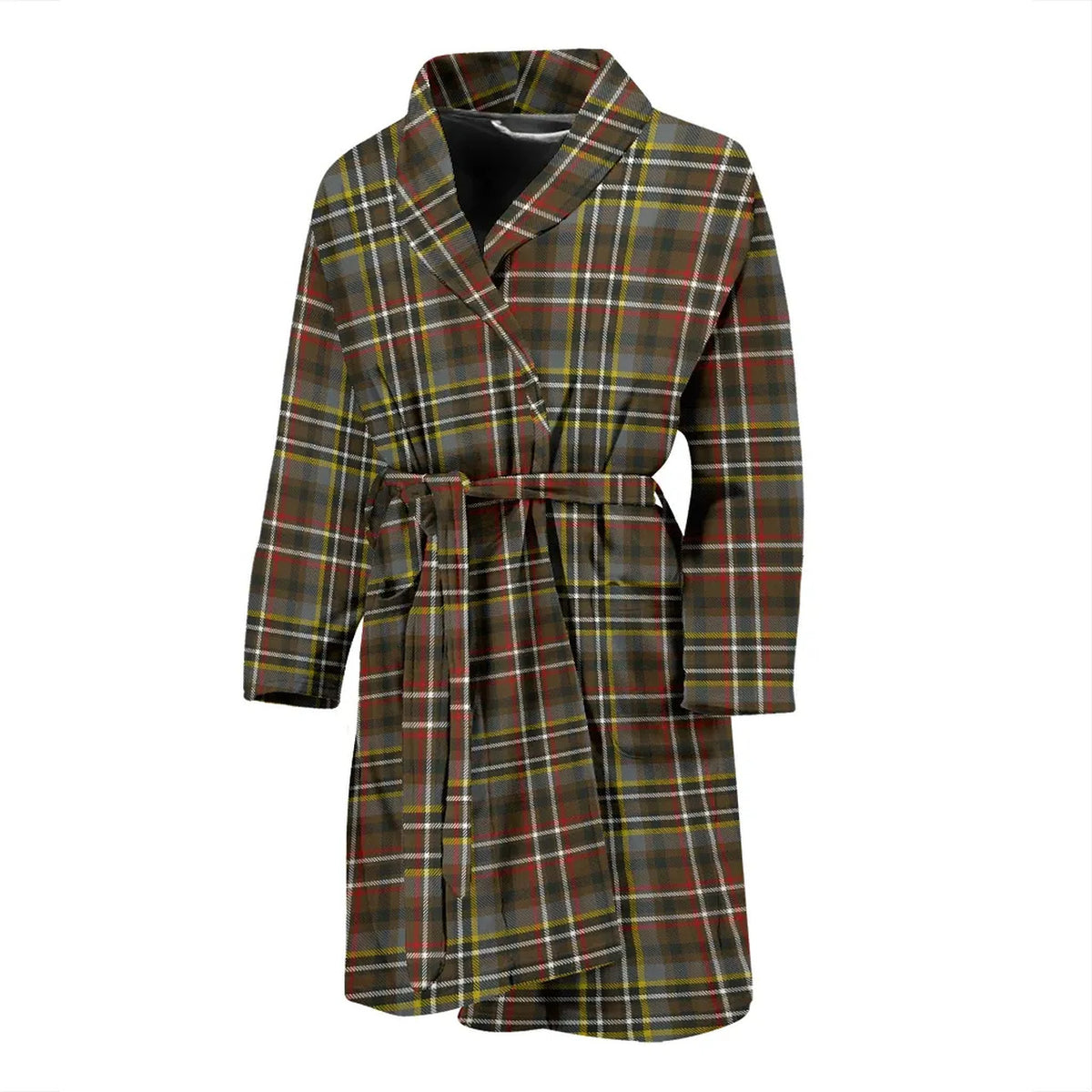 Scott Green Weathered Tartan Bathrobe