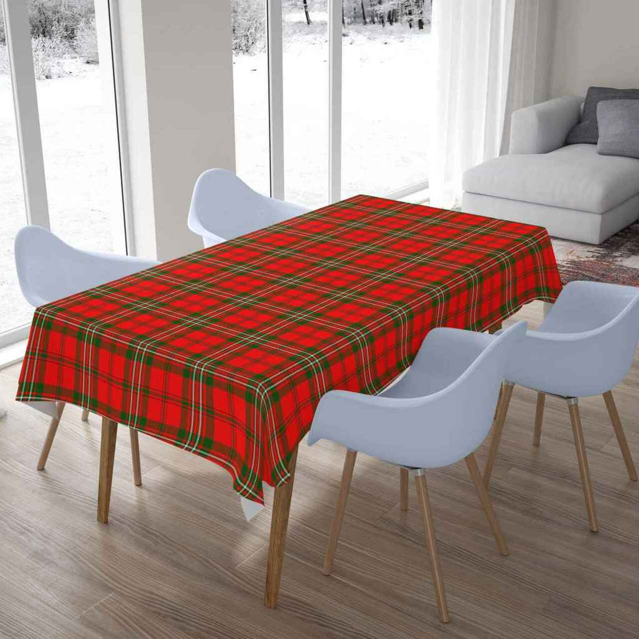 Scott Modern Tartan Tablecloth