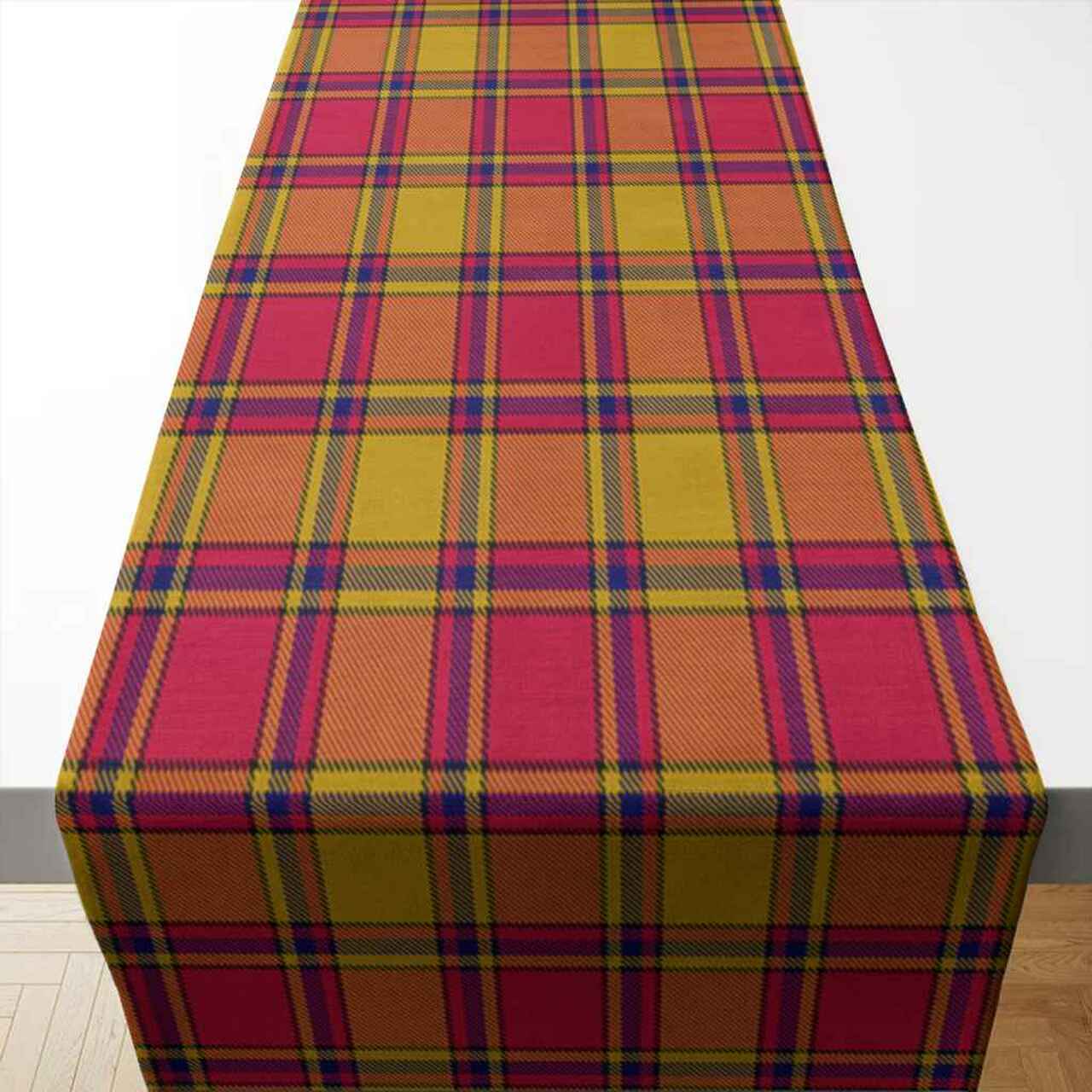 Scrymgeour Tartan Table Runner - Cotton table runner