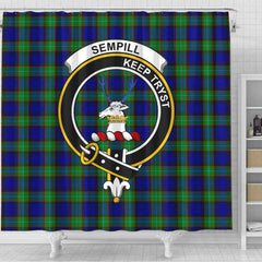 Sempill Tartan Crest Shower Curtain