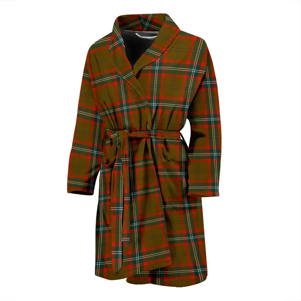 Seton Hunting Modern Tartan Bathrobe