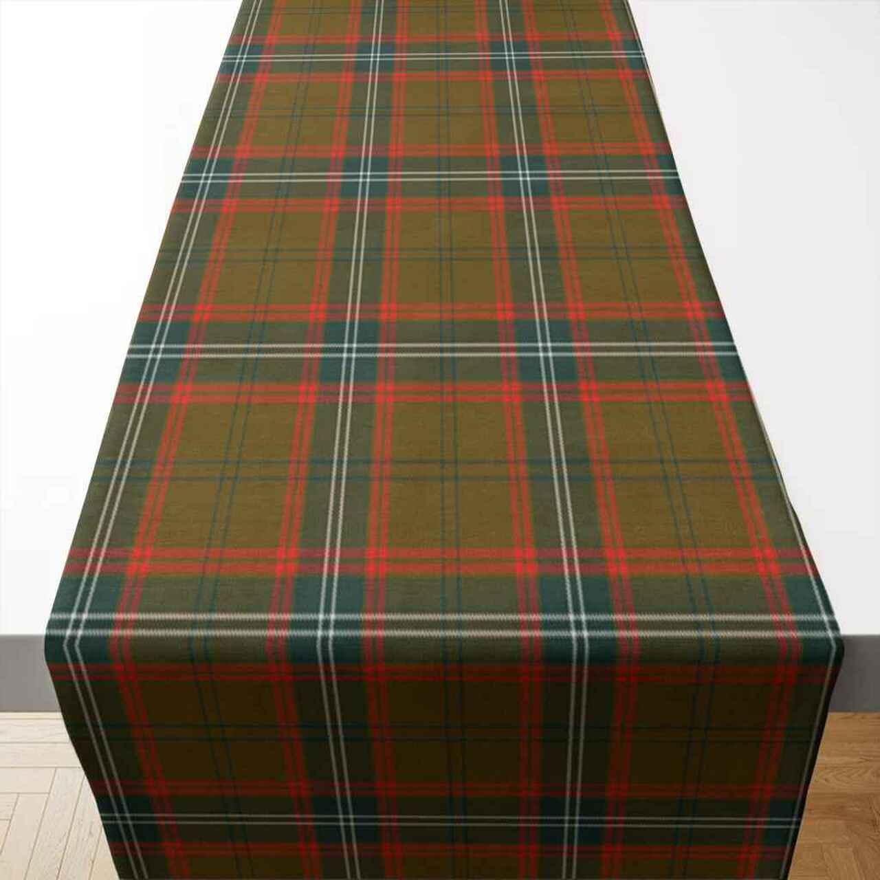 Seton Hunting Modern Tartan Table Runner - Cotton table runner