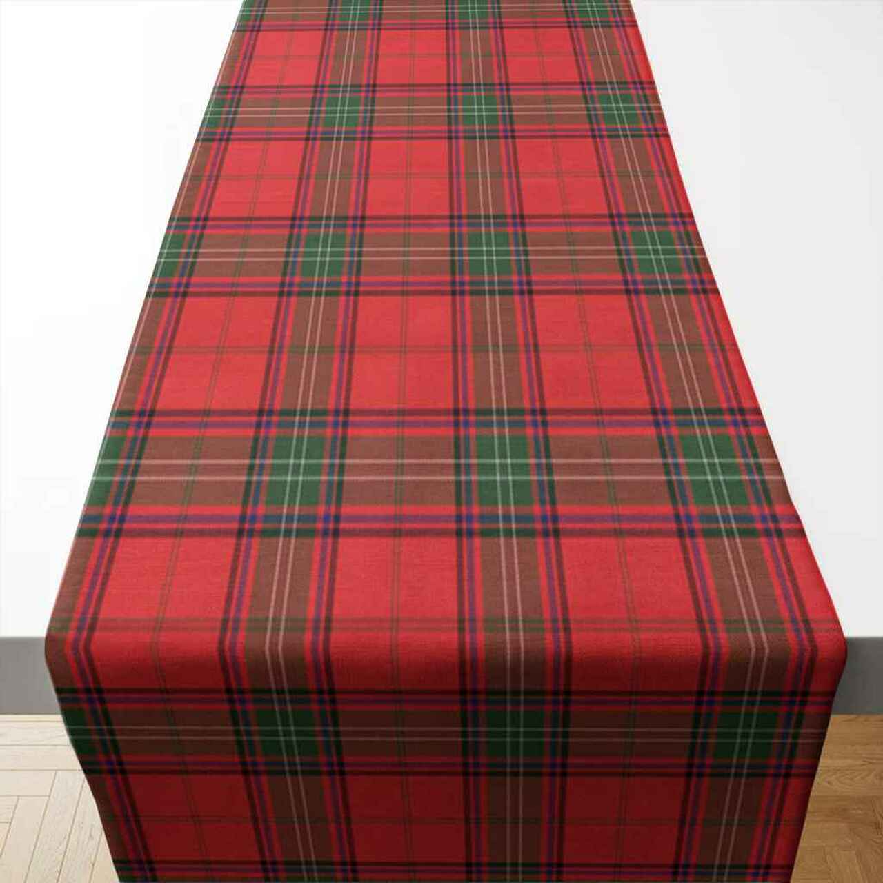 Seton Modern Tartan Table Runner - Cotton table runner