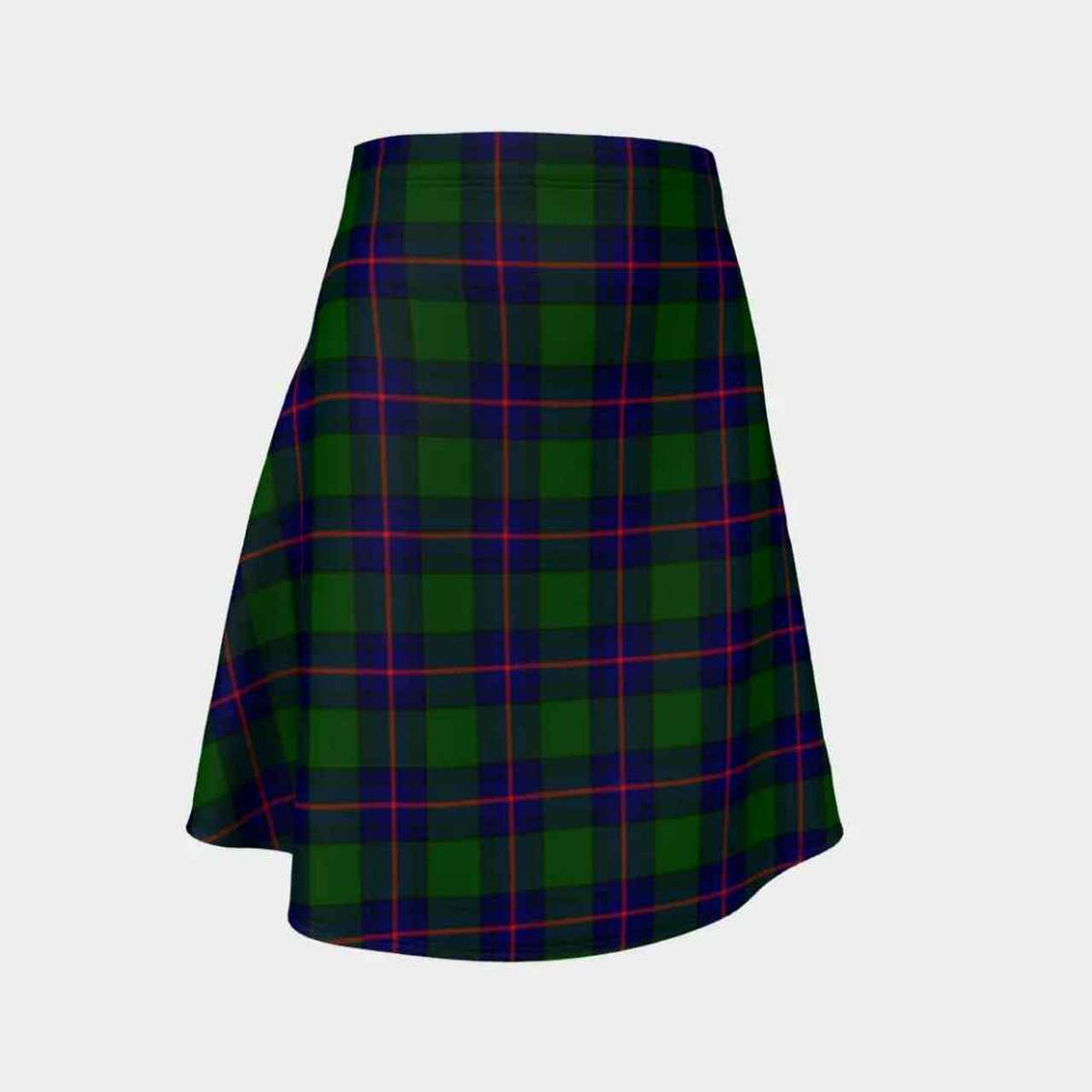 Shaw Modern Tartan Flared Skirt