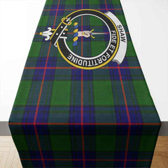 Shaw (of Tordarroch) Tartan Crest Table Runner - Cotton table runner