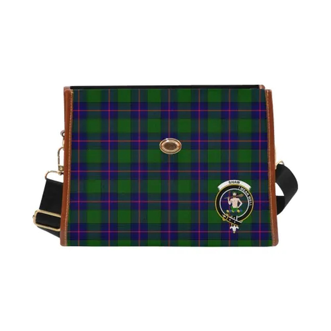 Shaw (or Schaw) of Sauchie Tartan Canvas Bag