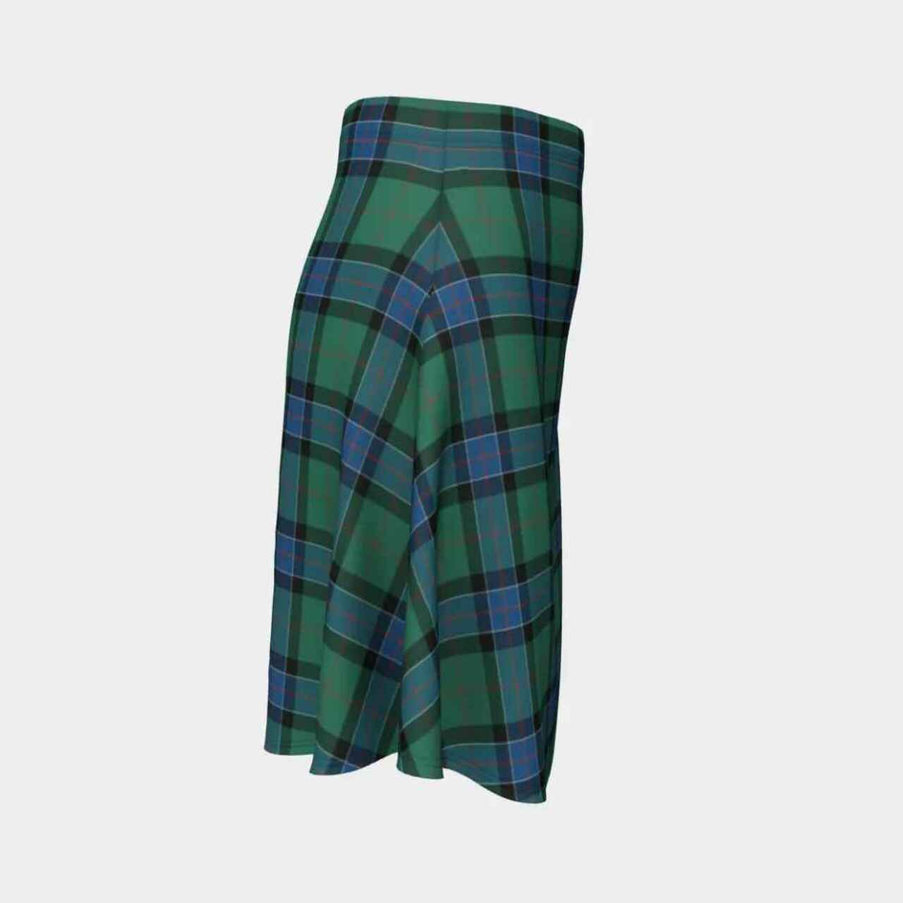 Sinclair Hunting Ancient Tartan Flared Skirt