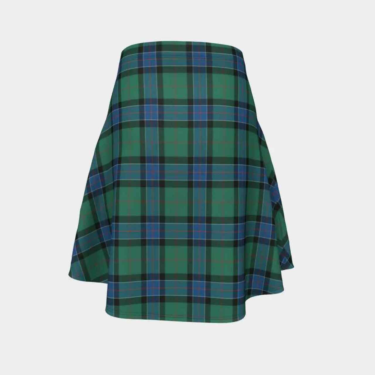 Sinclair Hunting Ancient Tartan Flared Skirt