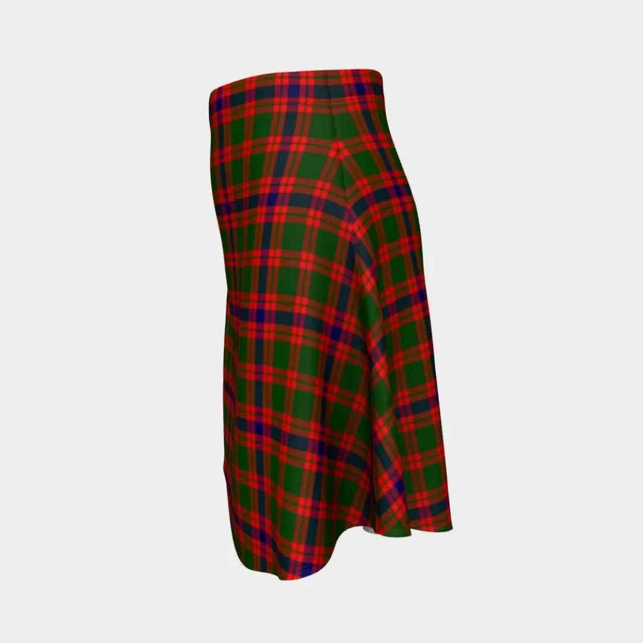 Skene Modern Tartan Flared Skirt