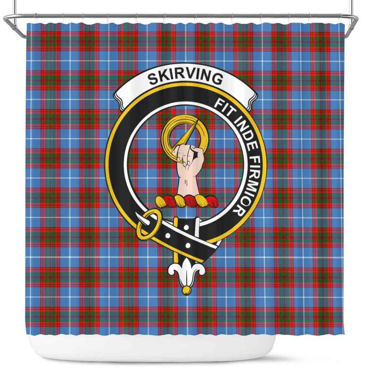 Skirving Tartan Crest Shower Curtain