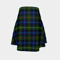 Smith Modern Tartan Flared Skirt