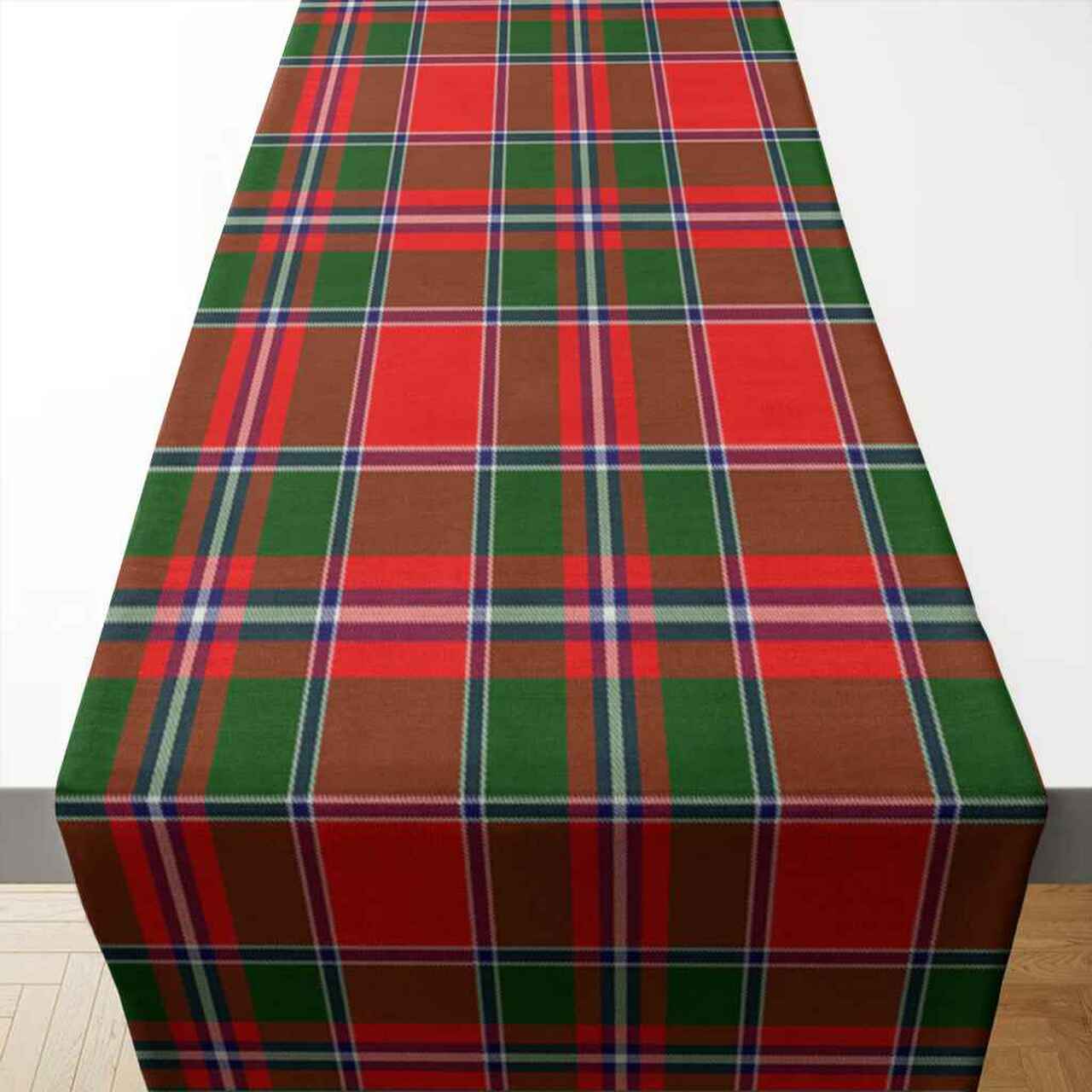 Spens Modern Tartan Table Runner - Cotton table runner