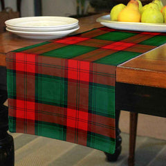 Stewart Atholl Modern Tartan Table Runner - Cotton table runner